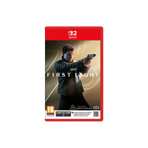 007 First Light Game-Key Card für Nintendo Switch 2 in Originalverpackung - Vorderseite
