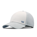 The angled view of the melin Vintage Fit A-Game Icon Hydro hat in clear lake
