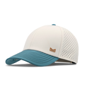 The angled view of the melin Vintage Fit A-Game Icon Hydro hat in riverwalk