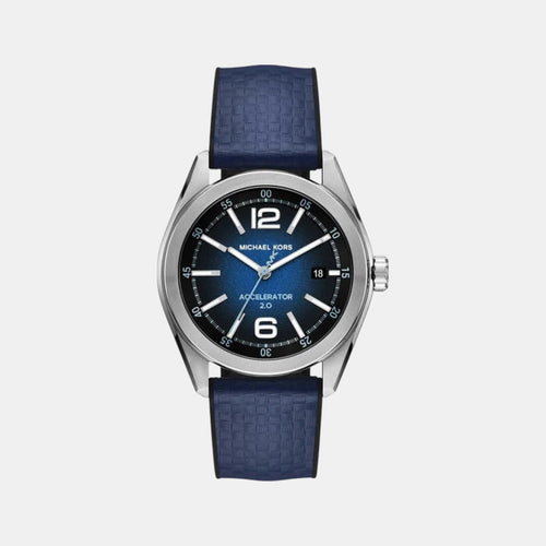 Accelerator 2 Men Quartz Blue Dial Analog Fabric Watch MK9174