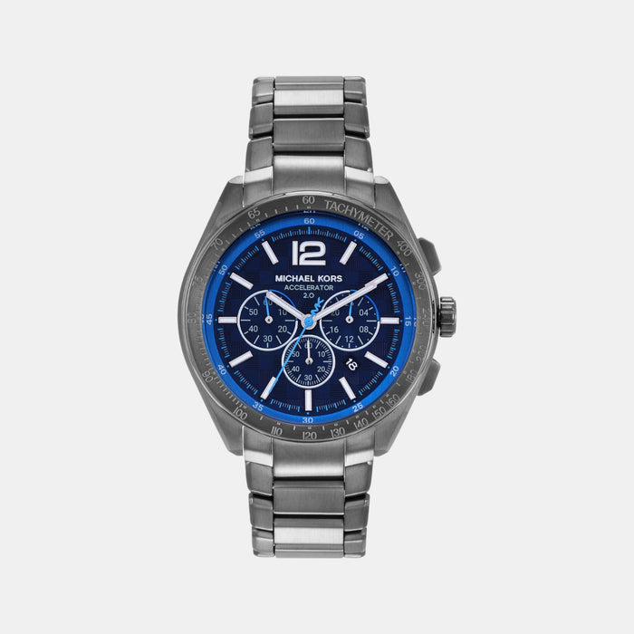 Accelerator 2 Men Quartz Blue Dial Chronograph Stainless Steel Watch MK9178