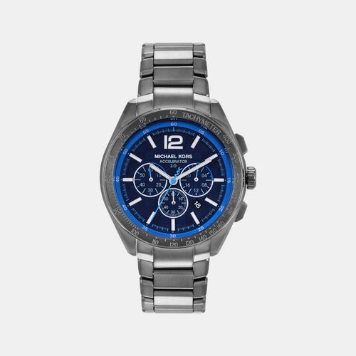 Accelerator 2 Men Quartz Blue Dial Chronograph Stainless Steel Watch MK9178