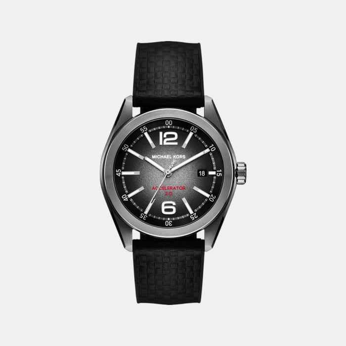 Accelerator 2 Men Quartz Grey Dial Analog Fabric Watch MK9175