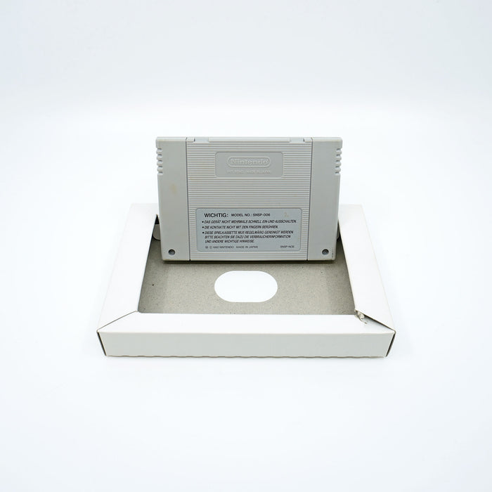 Aero the Acro-Bat Spiel SNES Cartridge - Rückseite