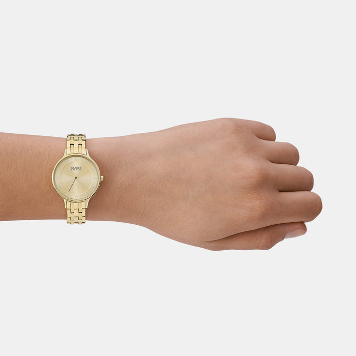 Skagen Stainless Steel Gold watch