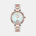 Female White Analog Stainless Steel Watch 600843 49 19 50