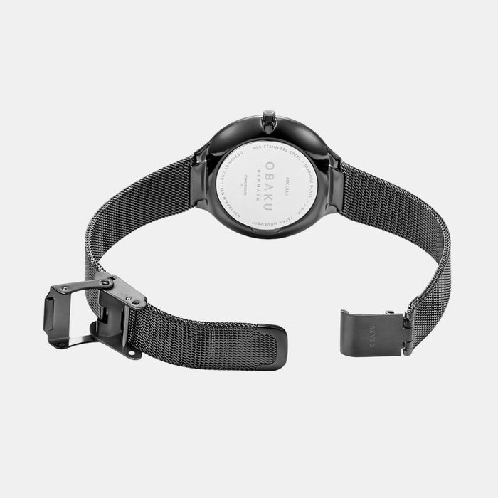 Obaku Stainless Steel Round watch