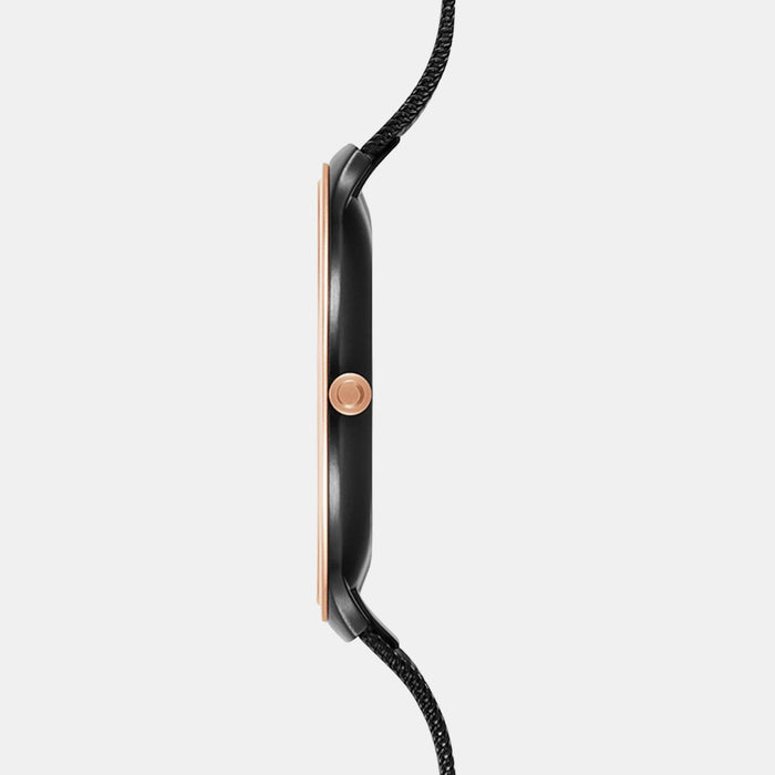 Obaku Men Round Black watch