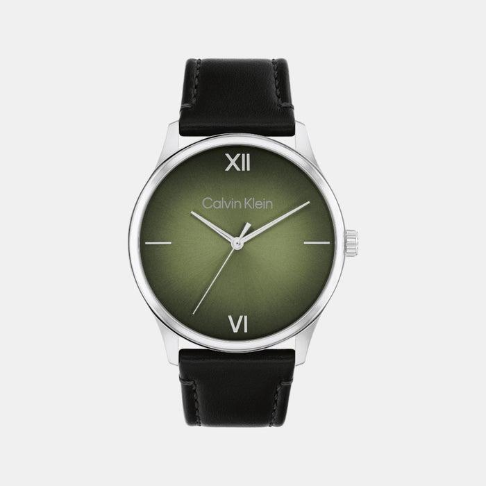 Calvin Klein Round Olive Green Analog watch