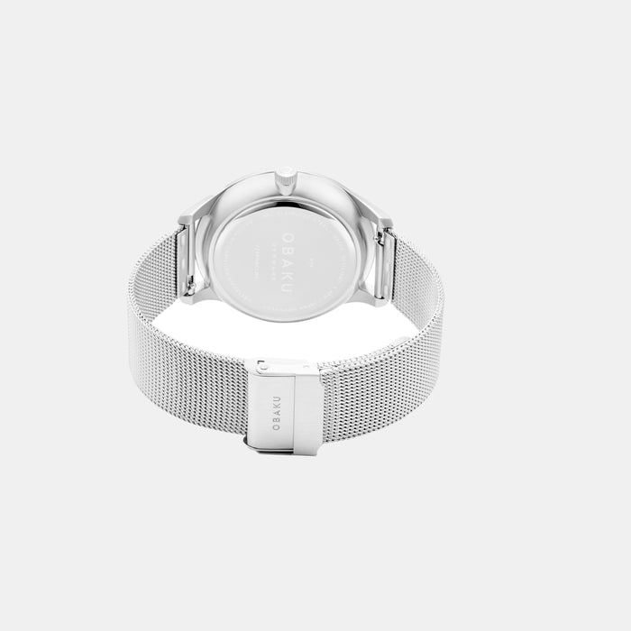 Obaku Stainless Steel Round watch