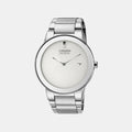Axiom Men Quartz Silver Dial Analog Stainless Steel Watch AU1060-51A