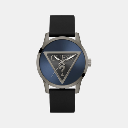 Guess Round Blue Analog watch