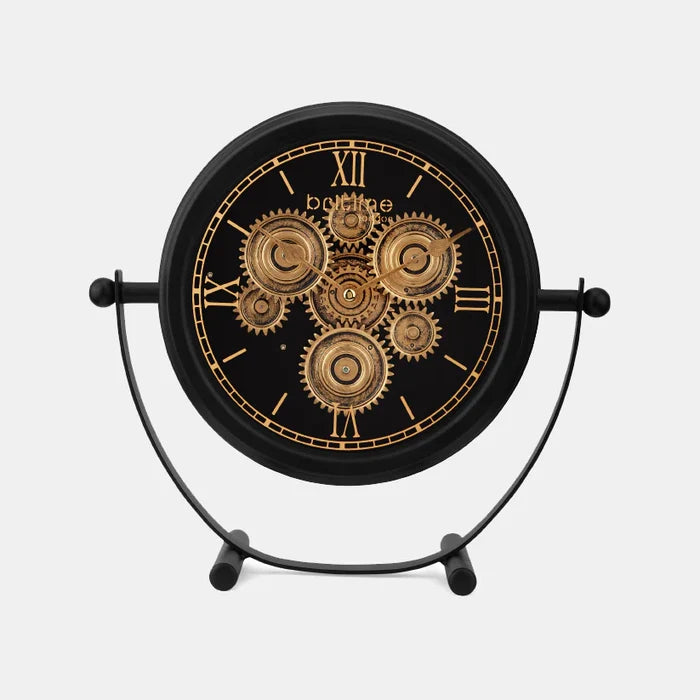 Black Dial Analog  Watch TABLE CLOCK BRITIME
