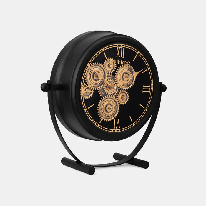 Black Dial Analog  Watch TABLE CLOCK BRITIME