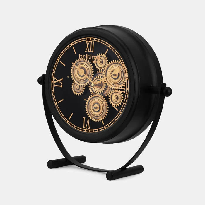 Black Dial Analog  Watch TABLE CLOCK BRITIME