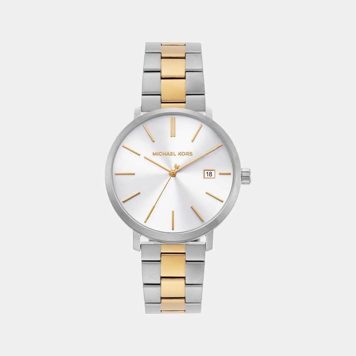 Blake Men Quartz White Dial Analog Stainless Steel Watch MK9134