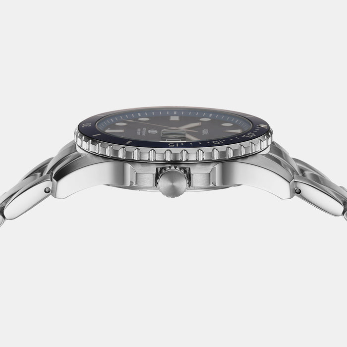 Fossil Men Round Blue watch