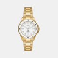 Blue Dive Women Quartz White Dial Analog Stainless Steel Watch ES5350
