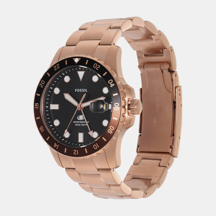 Fossil Men Round Black watch