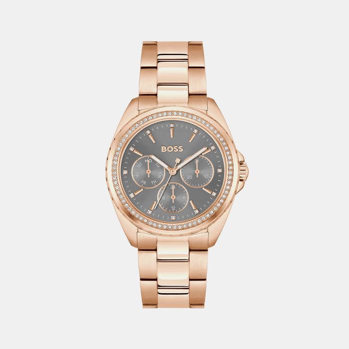 Boss Round Grey Chronograph watch