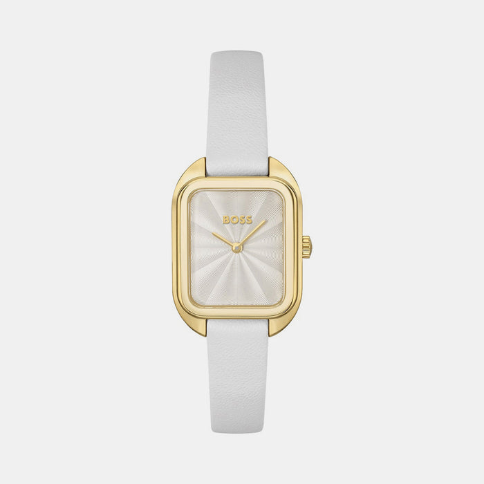 Boss Rectangular Silver Analog watch