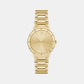 Boss Breath Women Quartz Gold Dial Analog Stainless Steel Watch 1502715