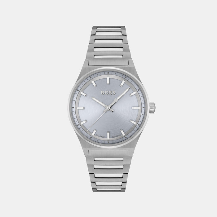 Boss Round Blue Analog watch