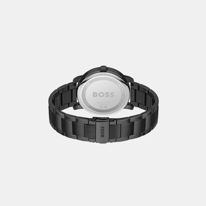 Boss Men Round Black watch