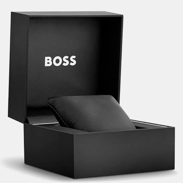Boss Dean Men Quartz Blue Dial Analog Stainless Steel Watch 1514132