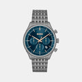 Boss Gregor Men Quartz Blue Dial Chronograph Stainless Steel Watch 1514083