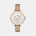 Boss Prime Women Quartz White Dial Multi-Function Mesh Watch 1502663
