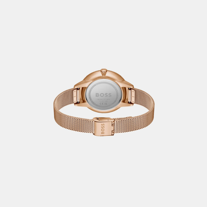 Boss Women Round White watch