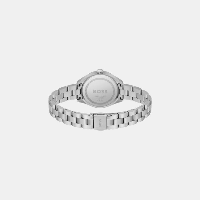 Boss Women Round Silver watch
