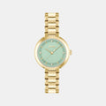 Boss Round Green Analog watch