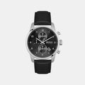 Boss Round Black Chronograph watch