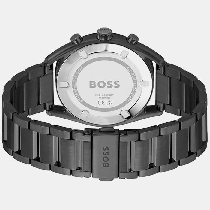 Boss Top Men Quartz Brown Dial Chronograph Stainless Steel Watch 1514095