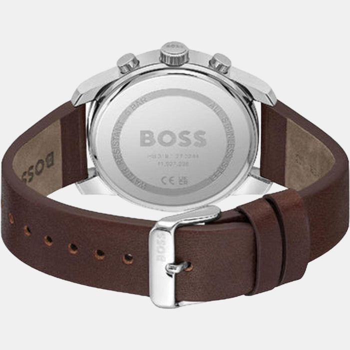 Boss Men Round Blue watch