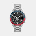 Boss Troper Men Quartz Black Dial Chronograph Stainless Steel Watch 1514108