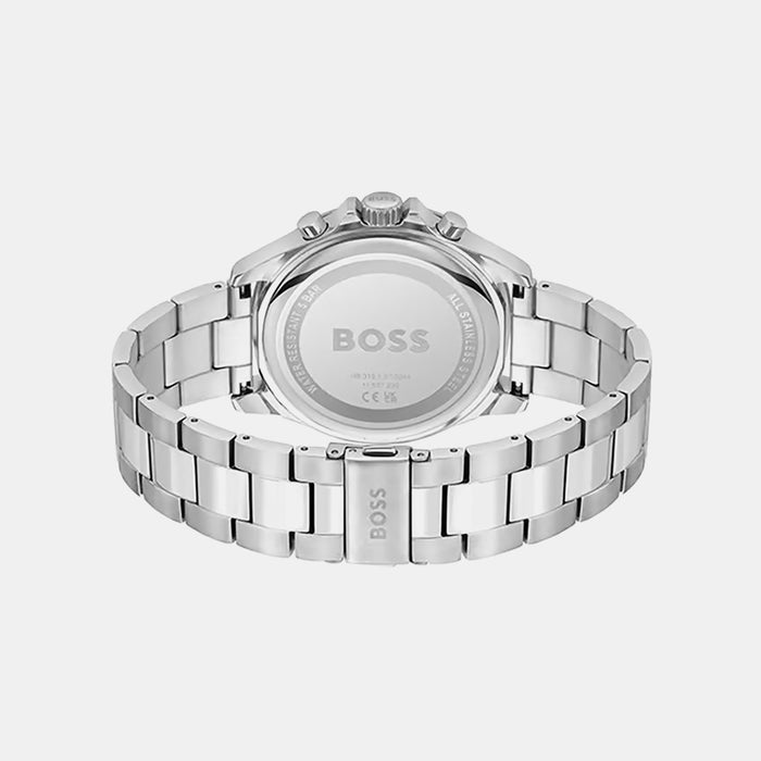 Boss Troper Men Quartz Black Dial Chronograph Stainless Steel Watch 1514108