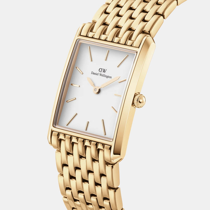 Bound Women Quartz White Dial Analog Stainless Steel Watch DW00100705K