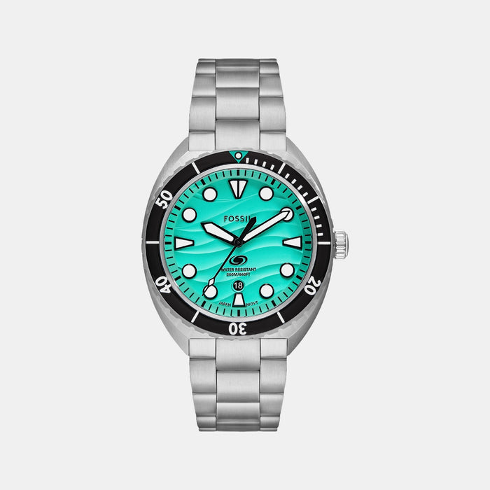 Breaker Men Quartz Green Dial Analog Stainless Steel Watch FS6066