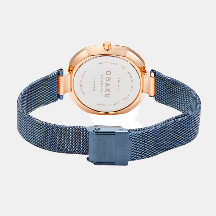 Obaku Stainless Steel Octagon watch
