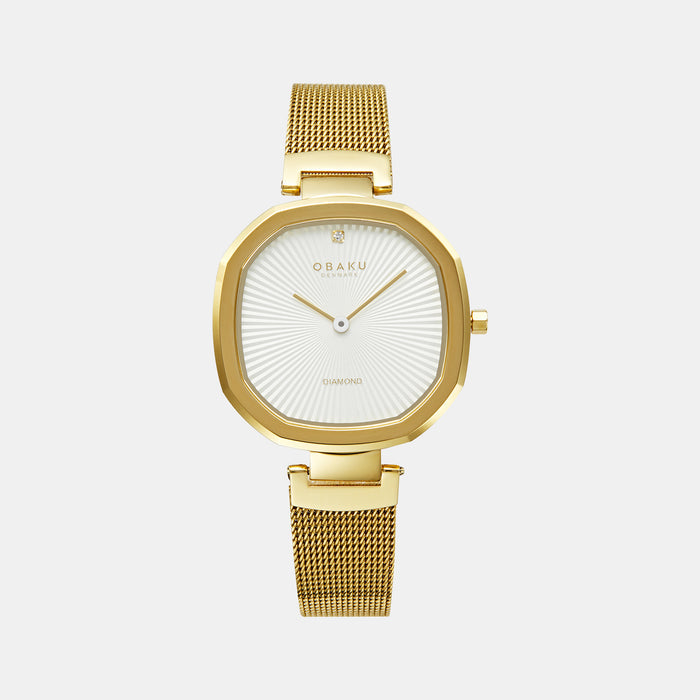 Obaku Octagon Silver Analog watch