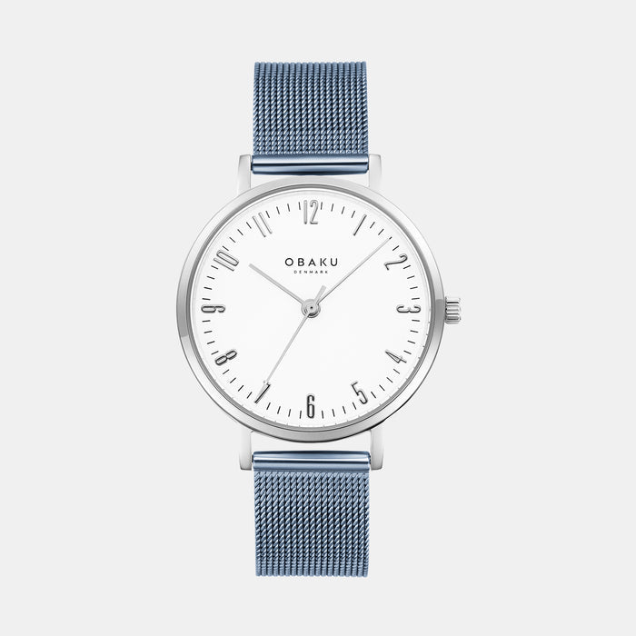 Obaku Round White Analog watch