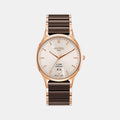 Male Beige Analog Stainless Steel Watch 658833 49 35 63