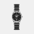 C-Line Women Quartz Black Dial Analog Ceramic Watch 657844 41 55 60