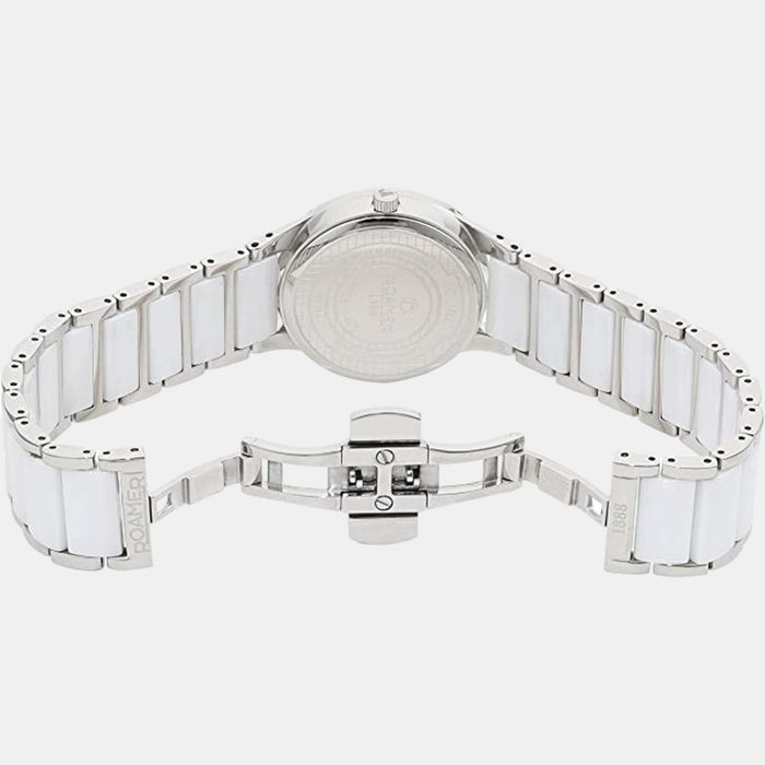roamer-brass-white-analog-female-watch-657844-40-25-60