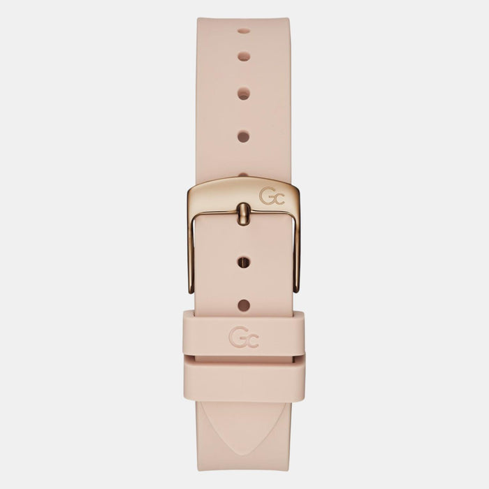 Cablebijou Women Quartz White Dial Analog Silicone Watch Y56005L1Mf