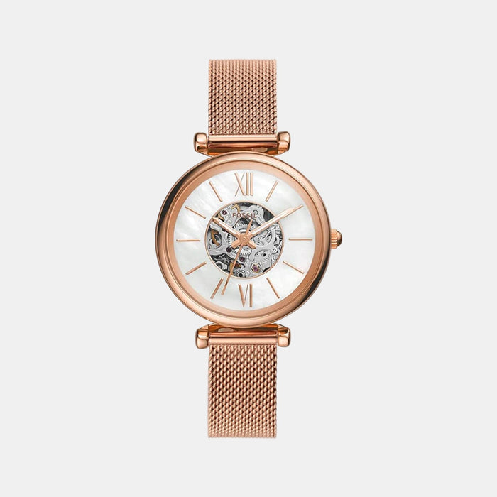 Fossil Round White Analog watch