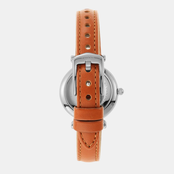 Carlie Women Quartz Blue Dial Analog Leather Watch ES4701